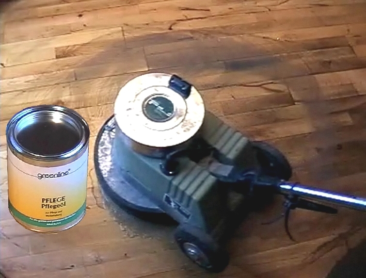 Video greenline Ölwäsche  Fußboden reinigen statt schleifen
